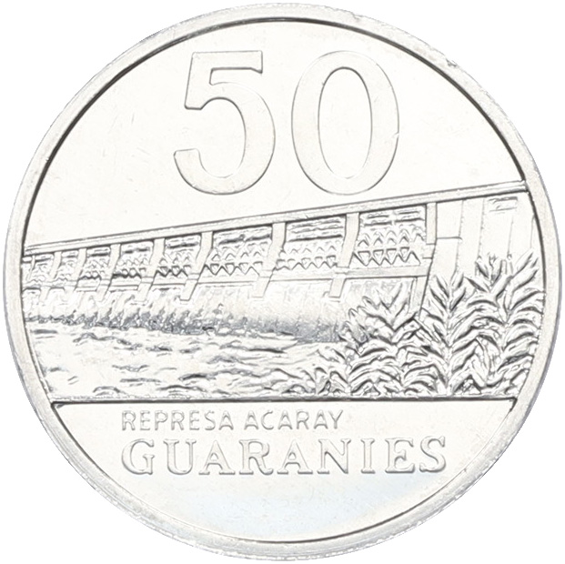 50 гуарани 2016 года Парагвай — Фото №1