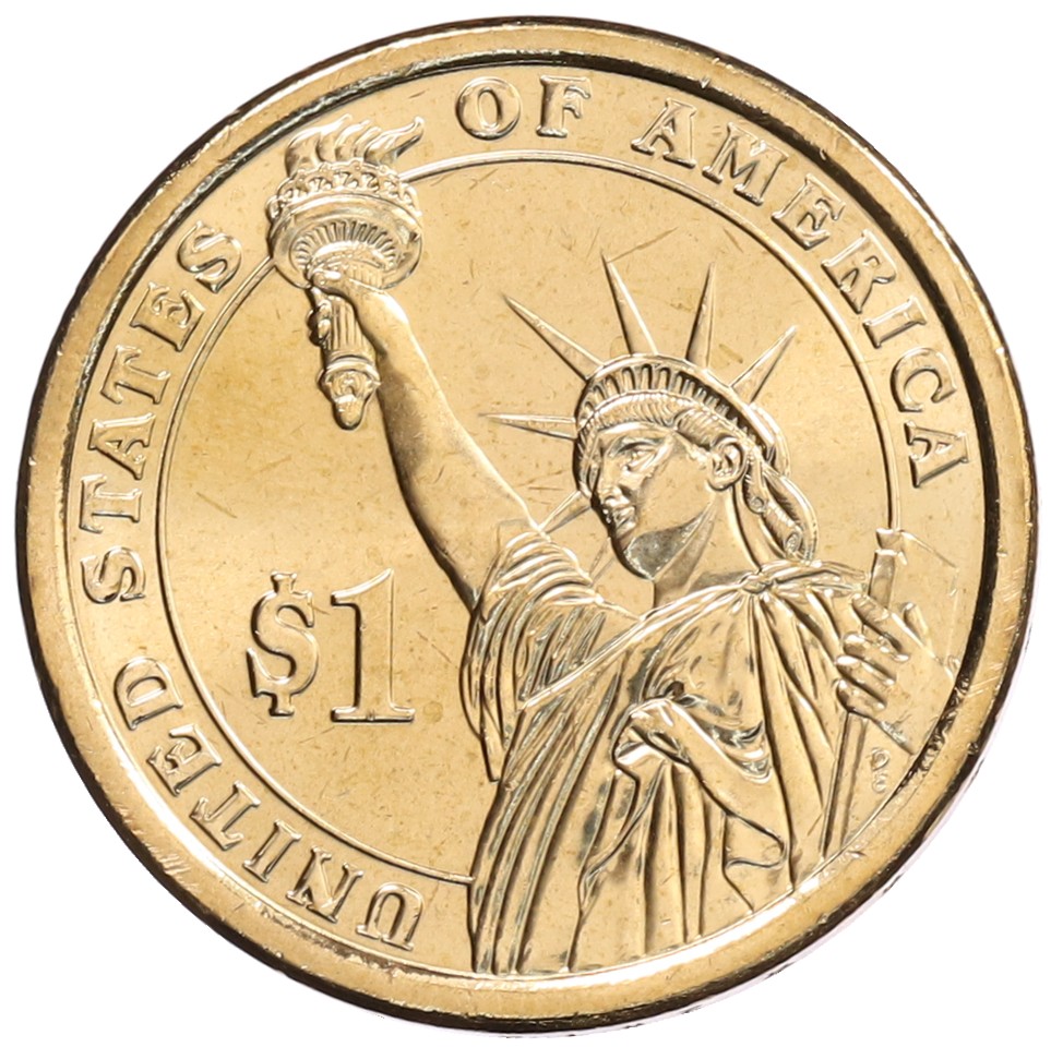 1 доллар 2012 года D США «22-й президент США Гровер Кливленд» — Фото №2