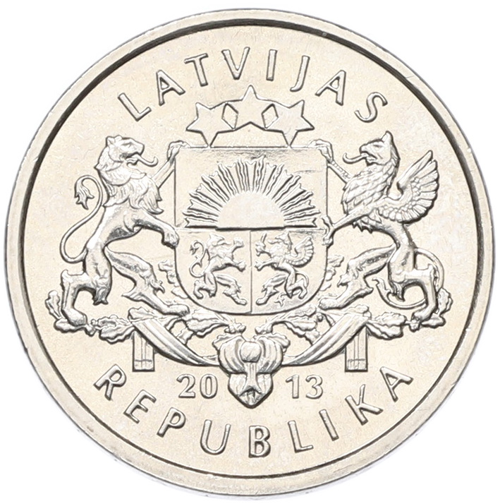 1 лат 2013 года Латвия «Кокле» — Фото №2