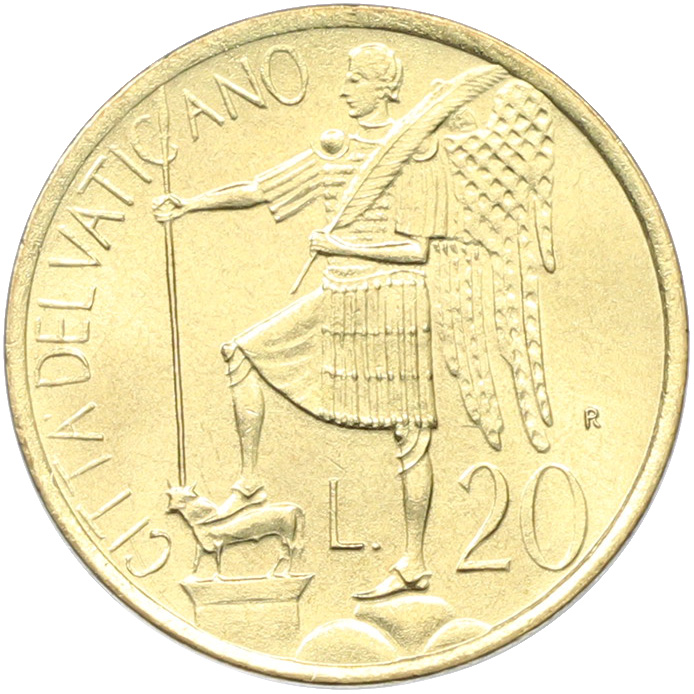 20 лир 1986 года Ватикан — Фото №1