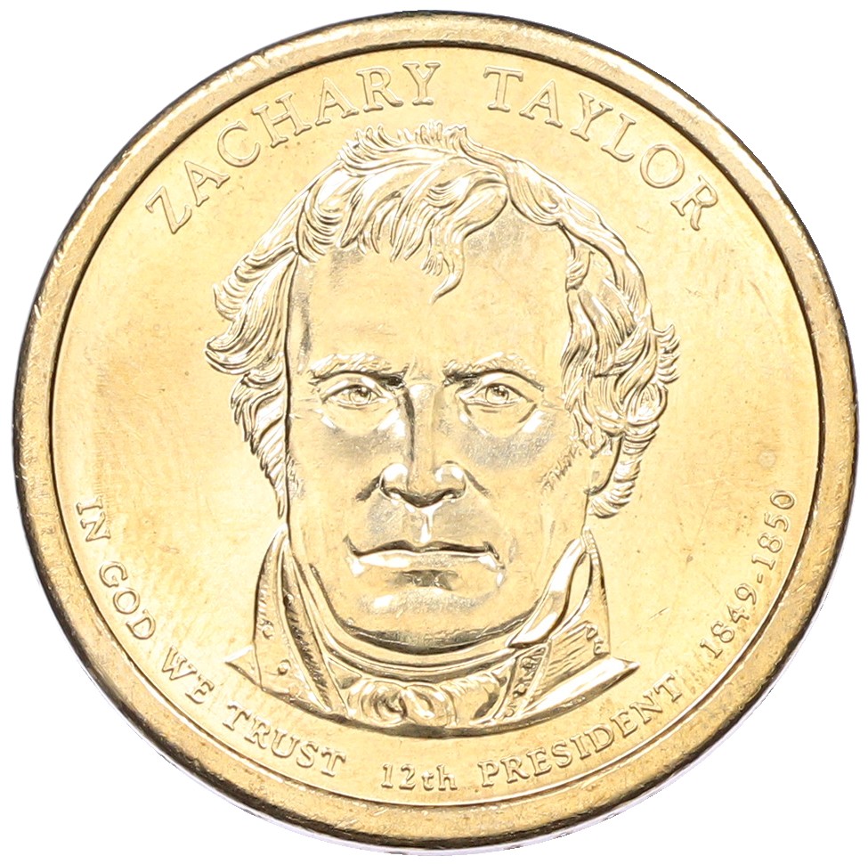 1 доллар 2009 года (Р) США «12-й президент США Закари Тейлор» — Фото №1