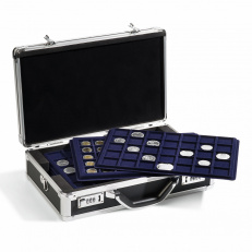 Демонстрационный чемодан (кофр) "CARGO L6 PRO" с 6 планшетами L для 198 монет, LEUCHTTURM, 342051 — Фото №1