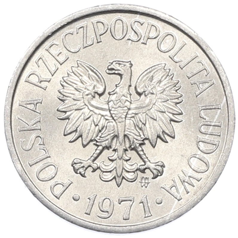 5 грошей 1971 года Польша — Фото №2
