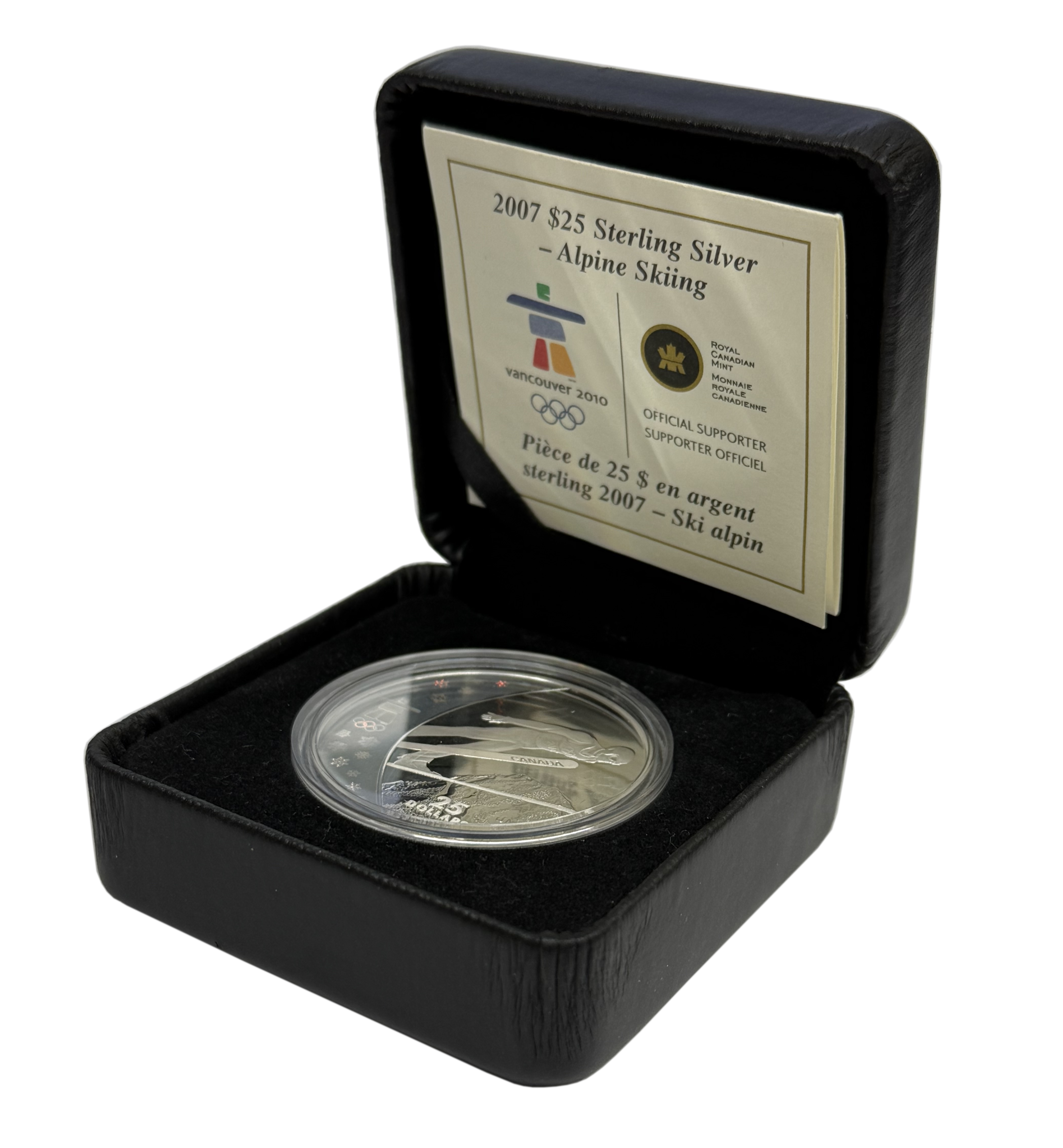 25 долларов 2009 года Канада «XXI зимние Олимпийские Игры 2010 в Ванкувере — Прыжки на лыжах с трамплина» — Фото №3