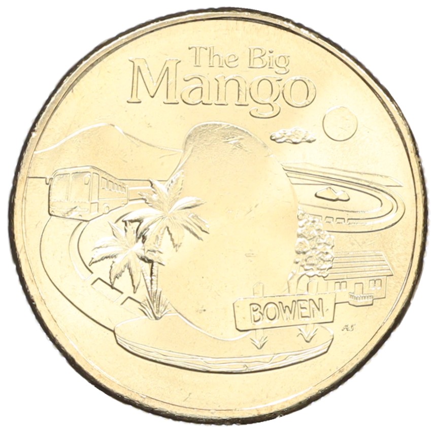 1 доллар 2025 года Австралия «Австралийские Большие Вещи — Большое манго» — Фото №1