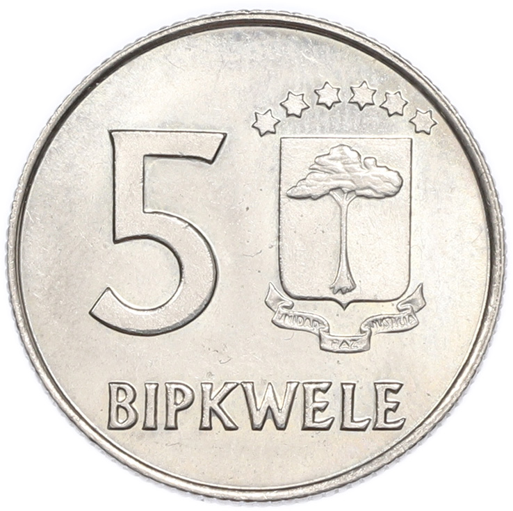 5 биквеле 1980 года Экваториальная Гвинея — Фото №1