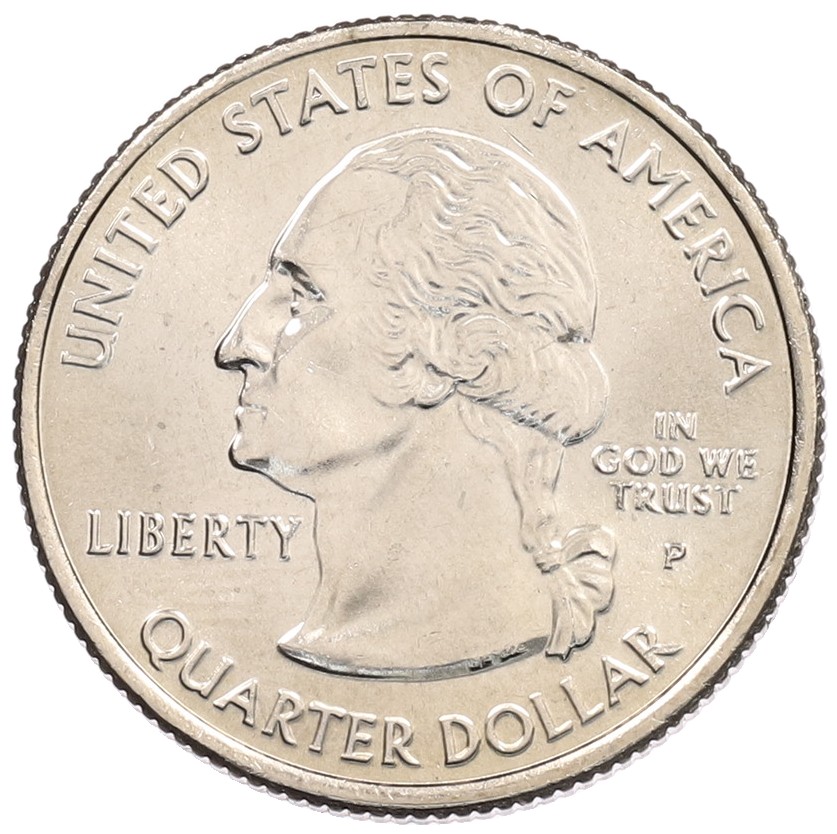 1/4 доллара (25 центов) 2007 года P США «Штаты и территории — Вайоминг» — Фото №2