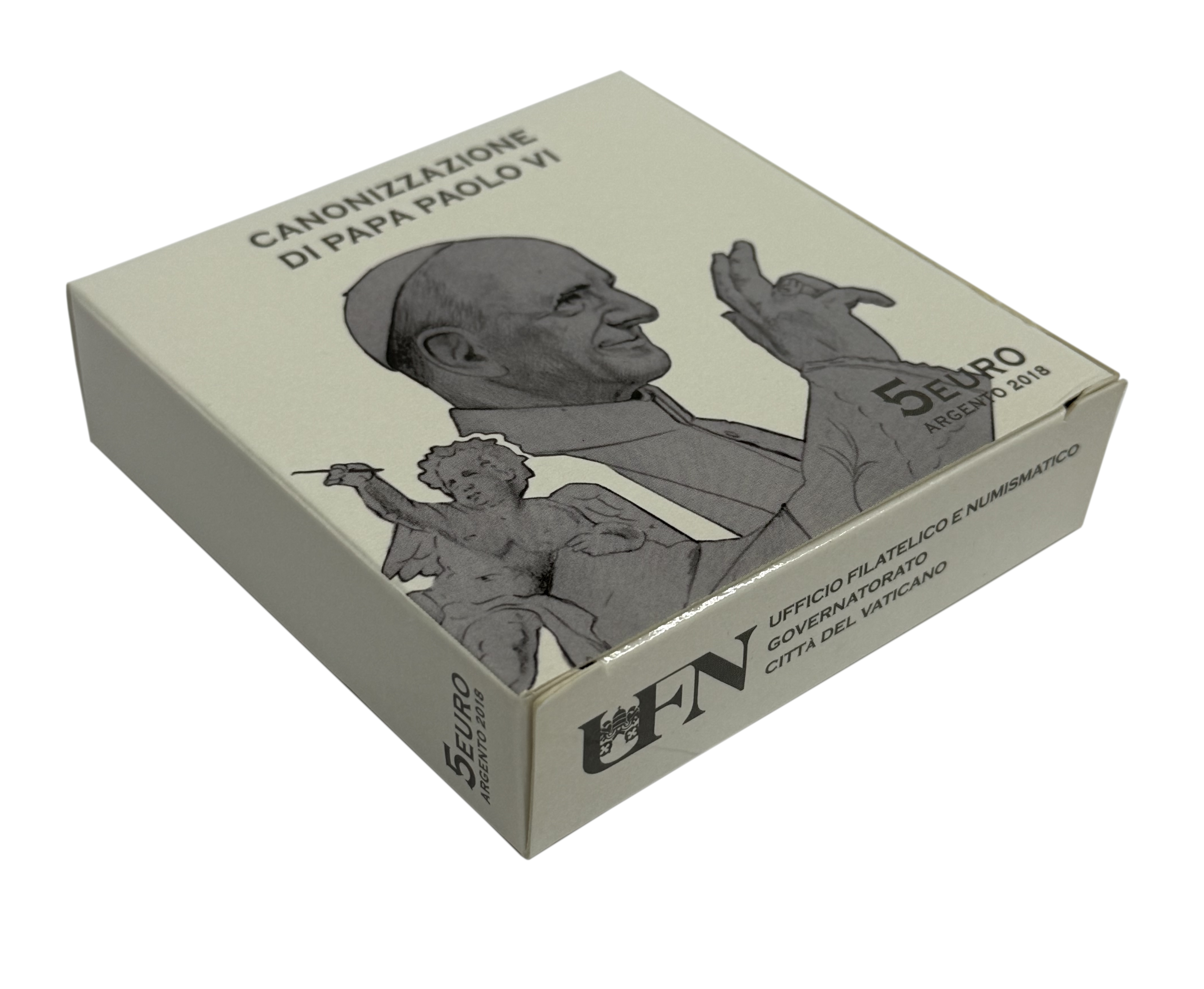 5 евро 2018 года Ватикан «Канонизация Папы Римского Павла VI» — Фото №4