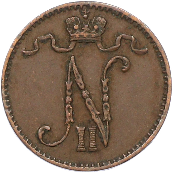 1 пенни 1911 года Русская Финляндия — Фото №2