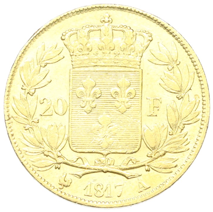 20 франков 1817 года А Франция — Фото №1