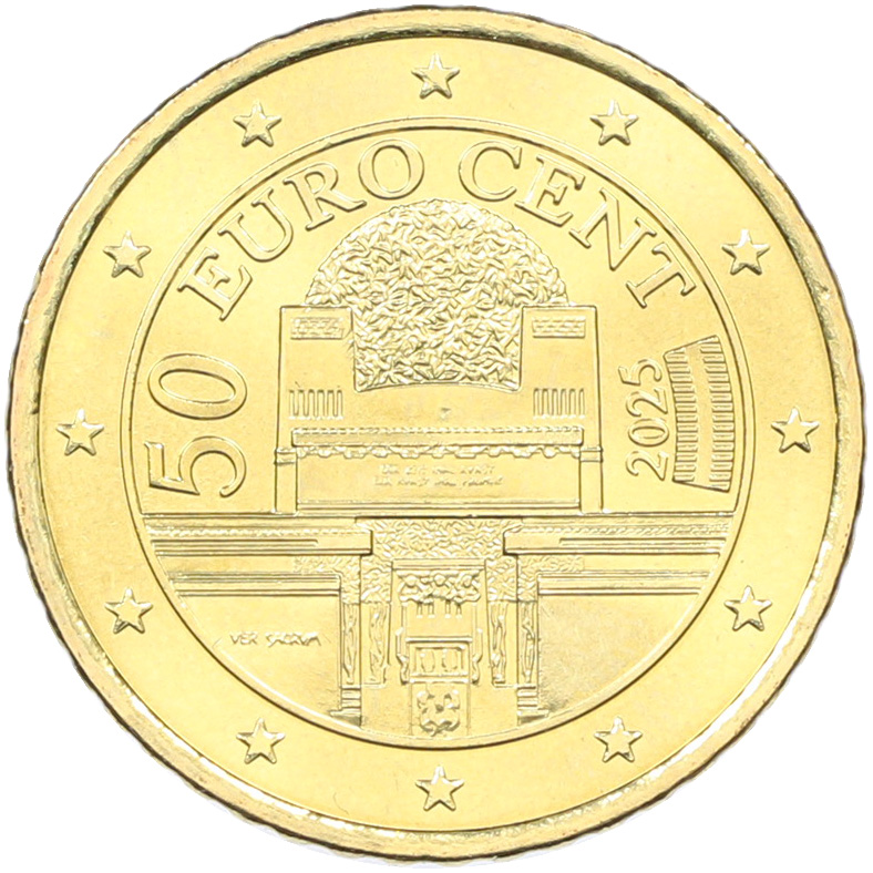 50 евроцентов 2025 года Австрия — Фото №1