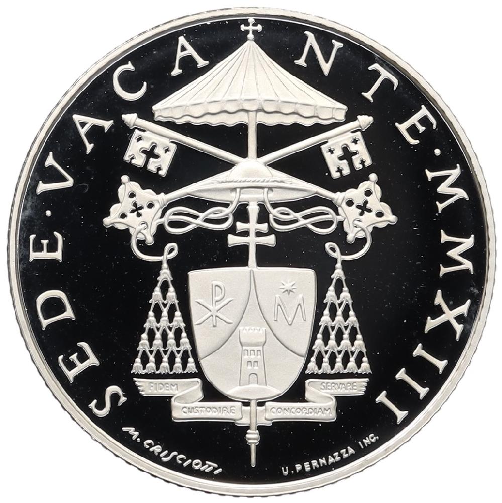 5 евро 2013 года Ватикан «Вакантный престол» — Фото №2