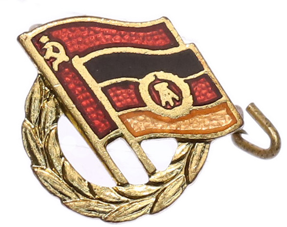 Фрачный знак Восточная Германия (ГДР)»Член Общества германо-советской дружбы» — Фото №1