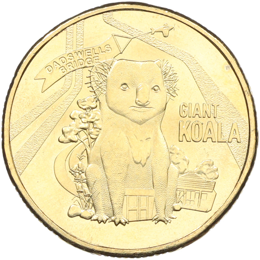 1 доллар 2023 года Австралия «Большие австралийские вещи – гигантская коала» — Фото №1