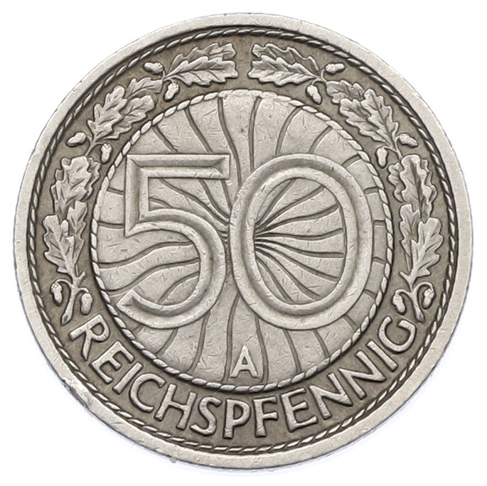 50 рейхспфеннигов 1931 года A Германия — Фото №2