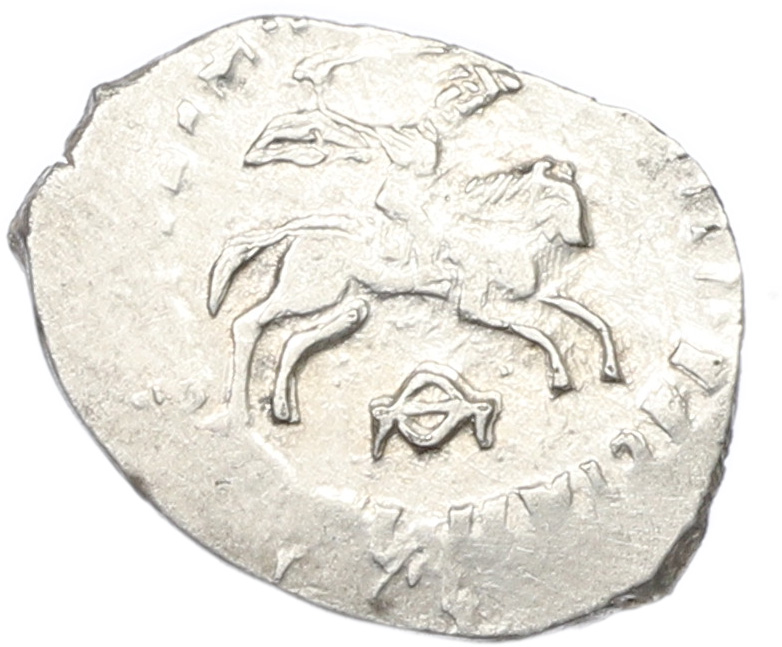 Денга 1505-1533 года Василий III Иванович — Ф (Чекан Новгорода) — Фото №1