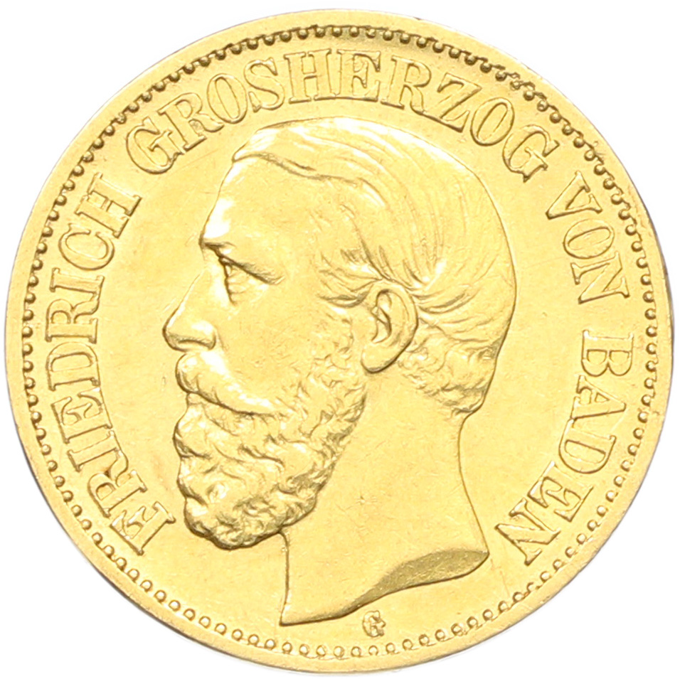 10 марок 1897 года (Германия (Баден) — Фото №1