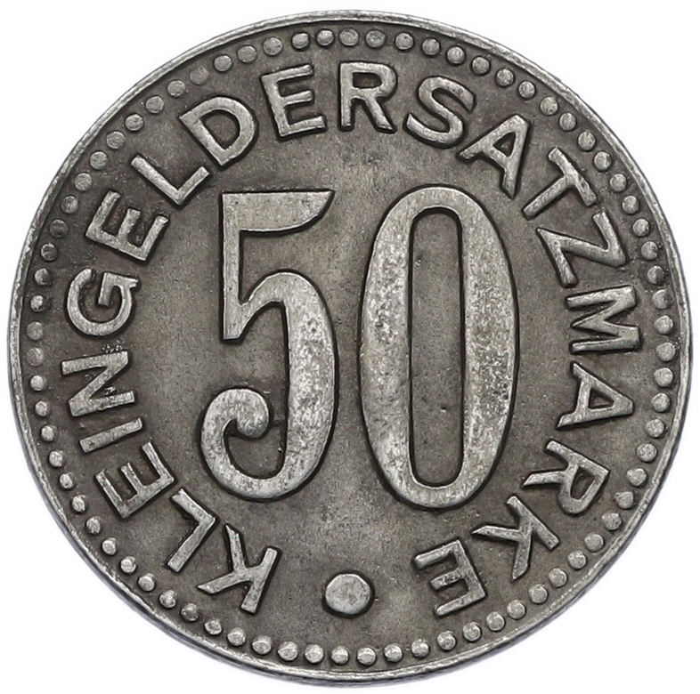 50 пфеннигов 1919 года Германия — город Пирмазенс (Нотгельд) — Фото №2