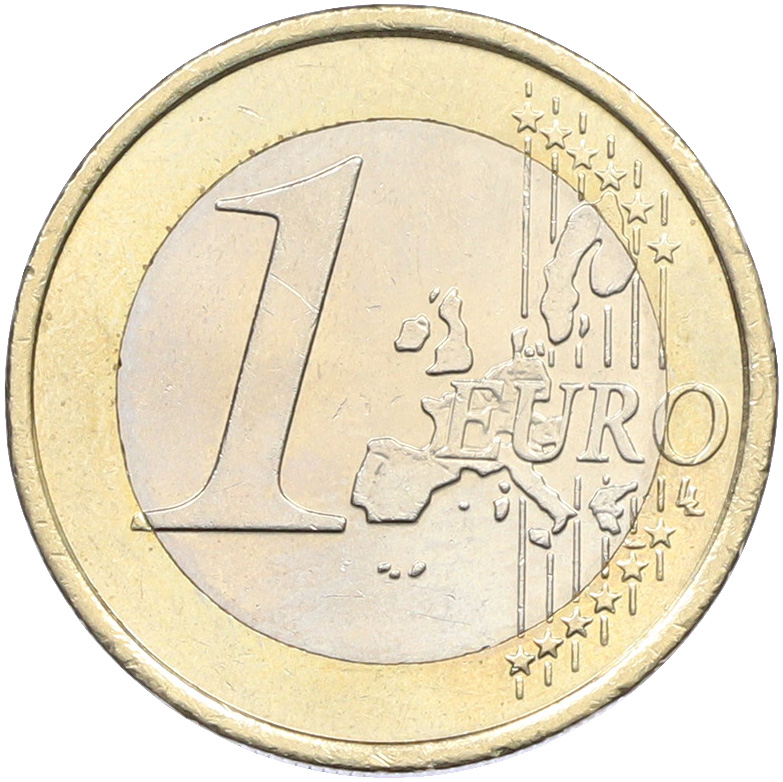 1 евро 2002 года Италия — Фото №2