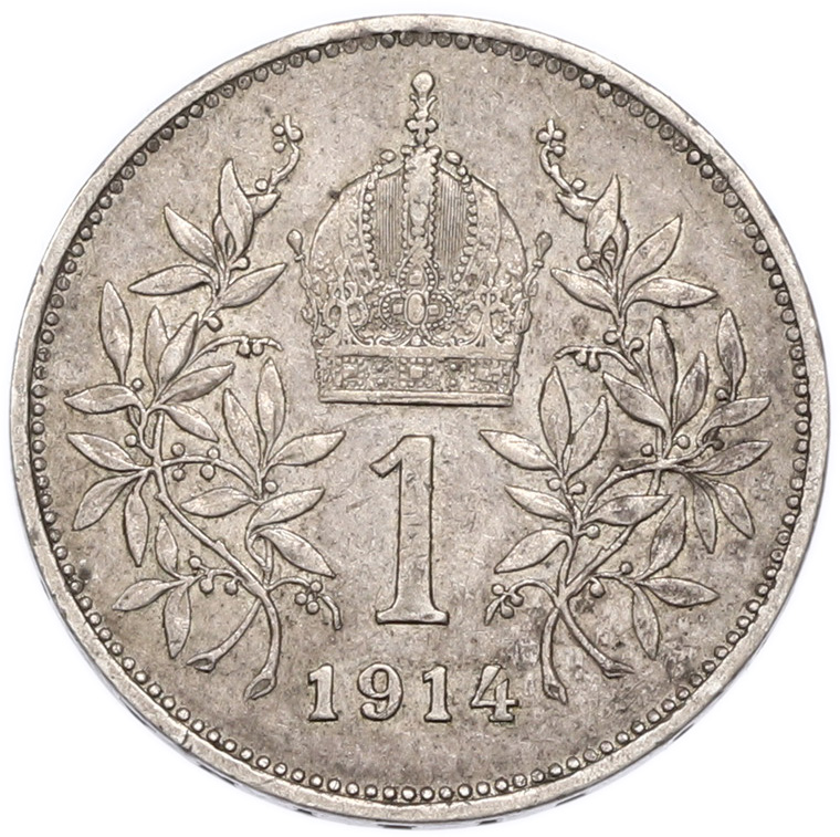 1 крона 1914 года Австрия — Фото №1