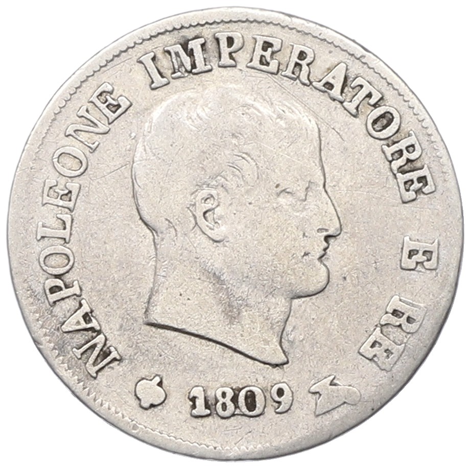 10 сольдо 1809 года М Наполеоновское королевство Италия — Фото №1