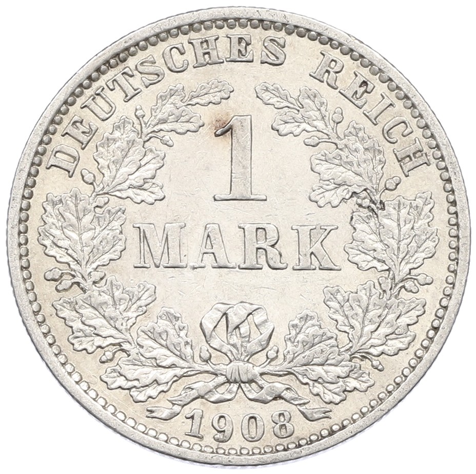 1 марка 1908 года Е Германия — Фото №1