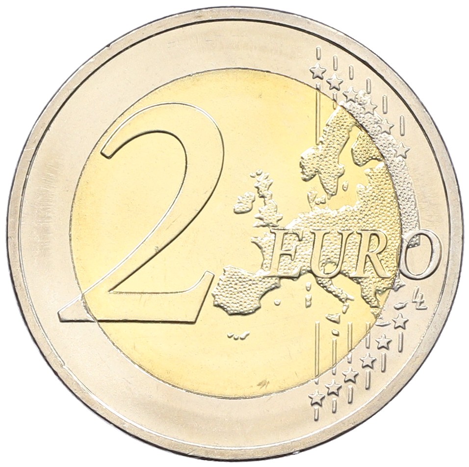 2 евро 2015 года J Германия «25 лет объединению Германии» — Фото №2