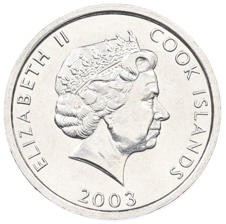 1 цент 2003 года Острова Кука «Бордер-колли» — Фото №2