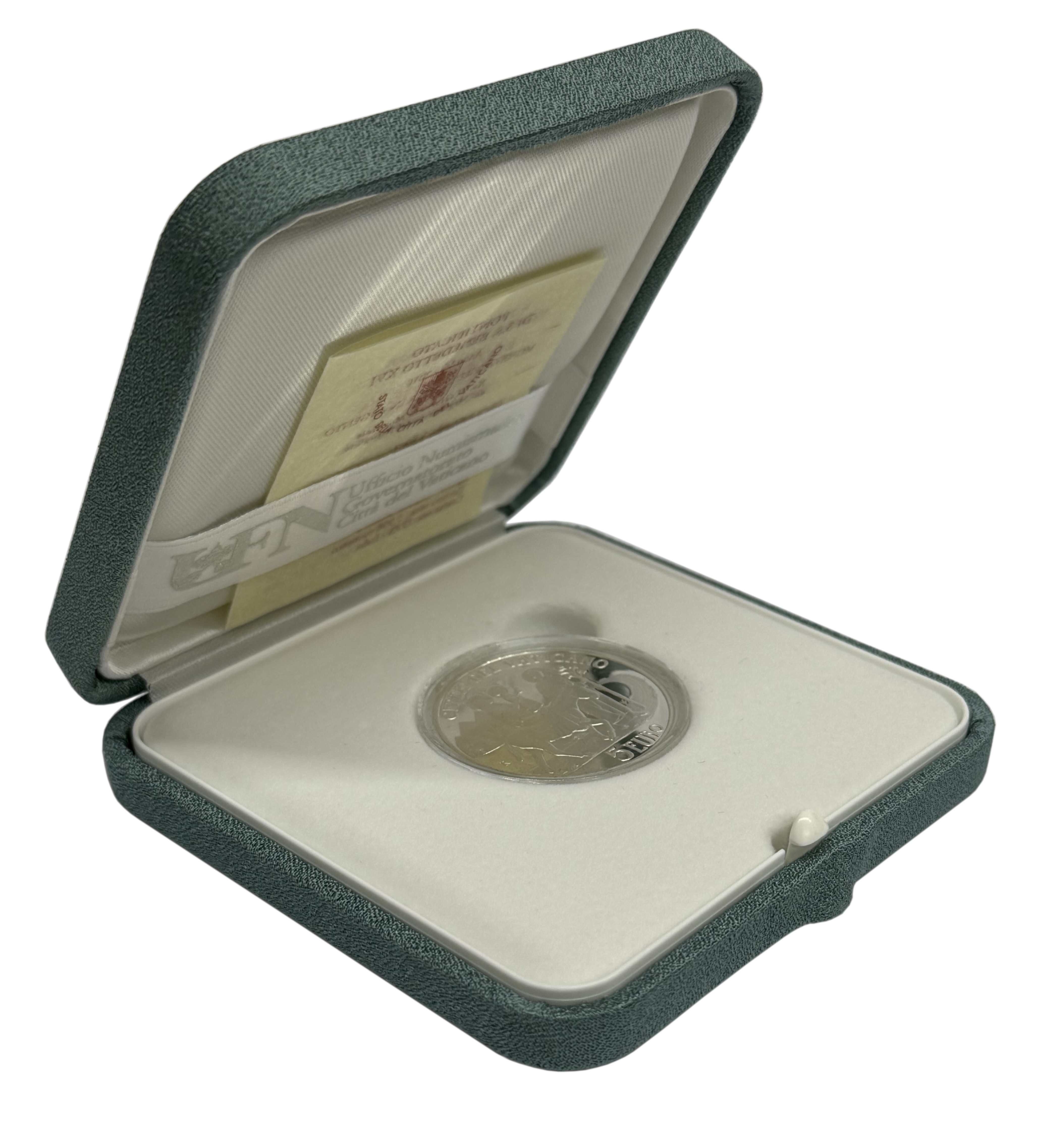 5 евро 2010 года Ватикан «Мигранты и беженцы» — Фото №3