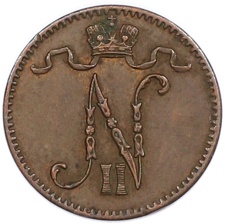 1 пенни 1914 года Русская Финляндия — Фото №2