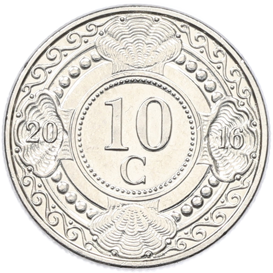 10 центов 2016 года Нидерландские Антильские острова — Фото №1