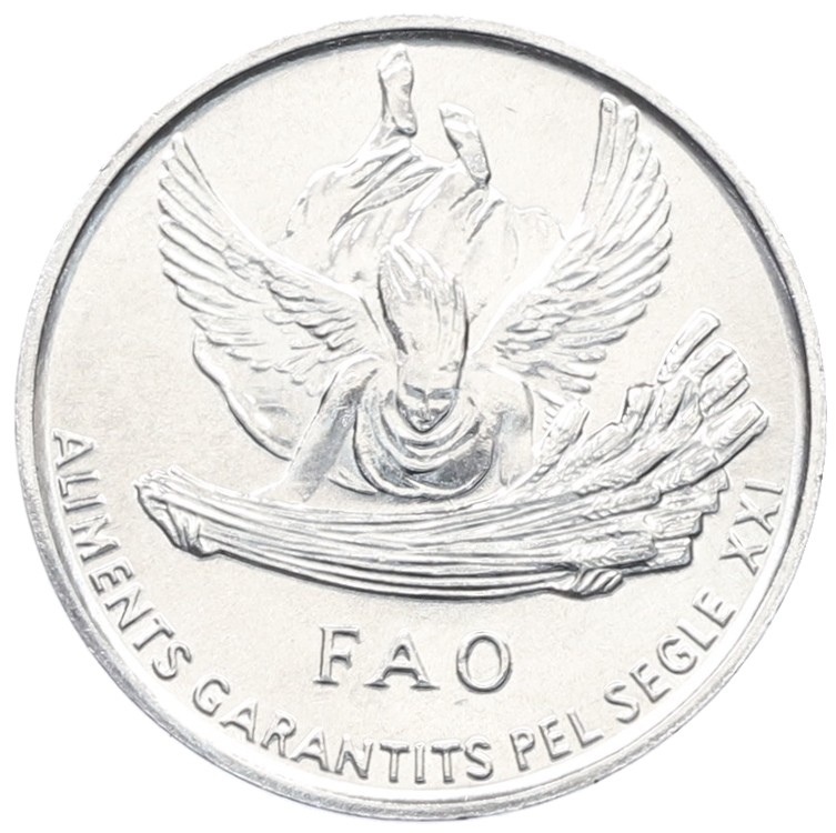 1 сентим 1999 года Андорра «ФАО» — Фото №1