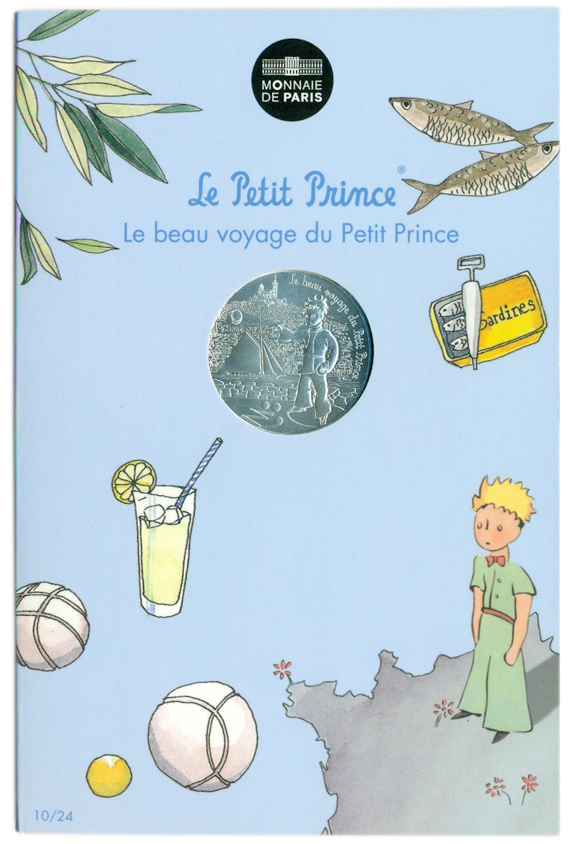 10 евро 2016 года Франция «Маленький принц — Марсель» — Фото №3