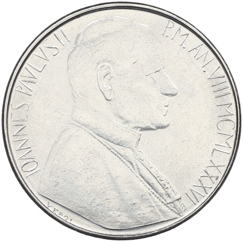 50 лир 1986 года Ватикан — Фото №2