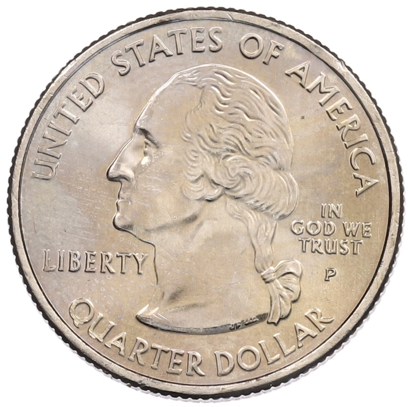 1/4 доллара (25 центов) 2007 года P США «Штаты и территории — Вашингтон» — Фото №2