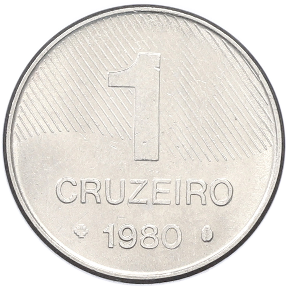 1 крузейро 1980 года Бразилия — Фото №1
