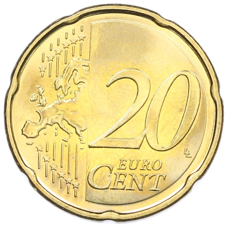 20 евроцентов 2011 года Эстония — Фото №2