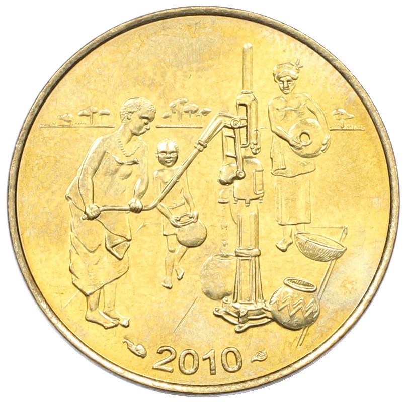 10 франков 2010 года Западно-Африканский валютный союз — Фото №1
