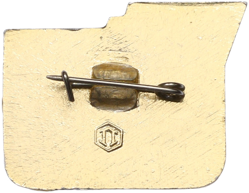 Значок 1970 года СССР «Всесоюзная спартакиада ДОСААФ» — Фото №2