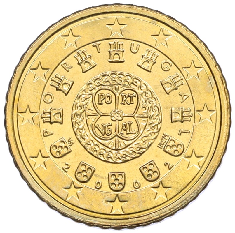 50 евроцентов 2002 года Португалия — Фото №1