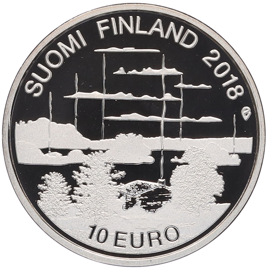 10 евро 2018 года Финляндия «Культура финской сауны» — Фото №1