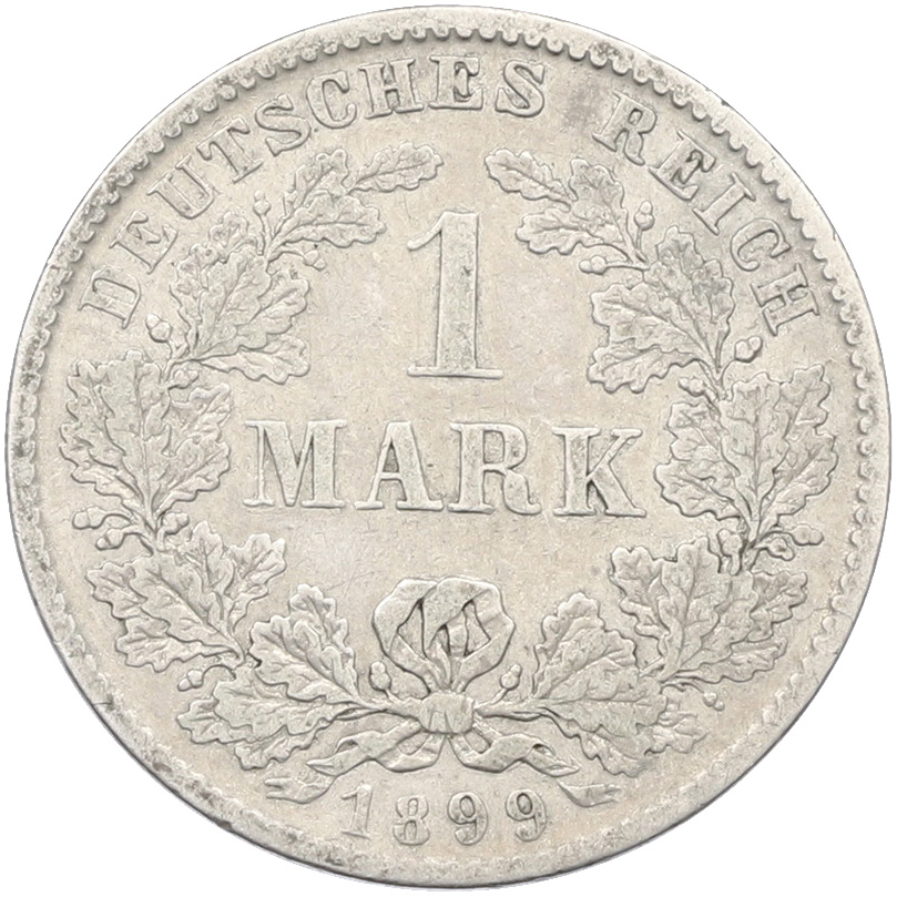 1 марка 1899 года D Германия — Фото №1