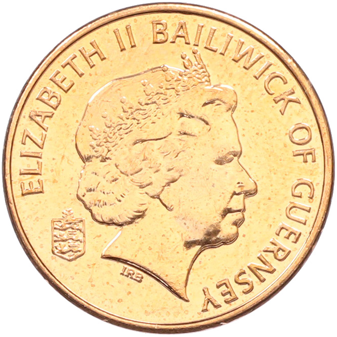 1 пенни 2012 года Гернси — Фото №2