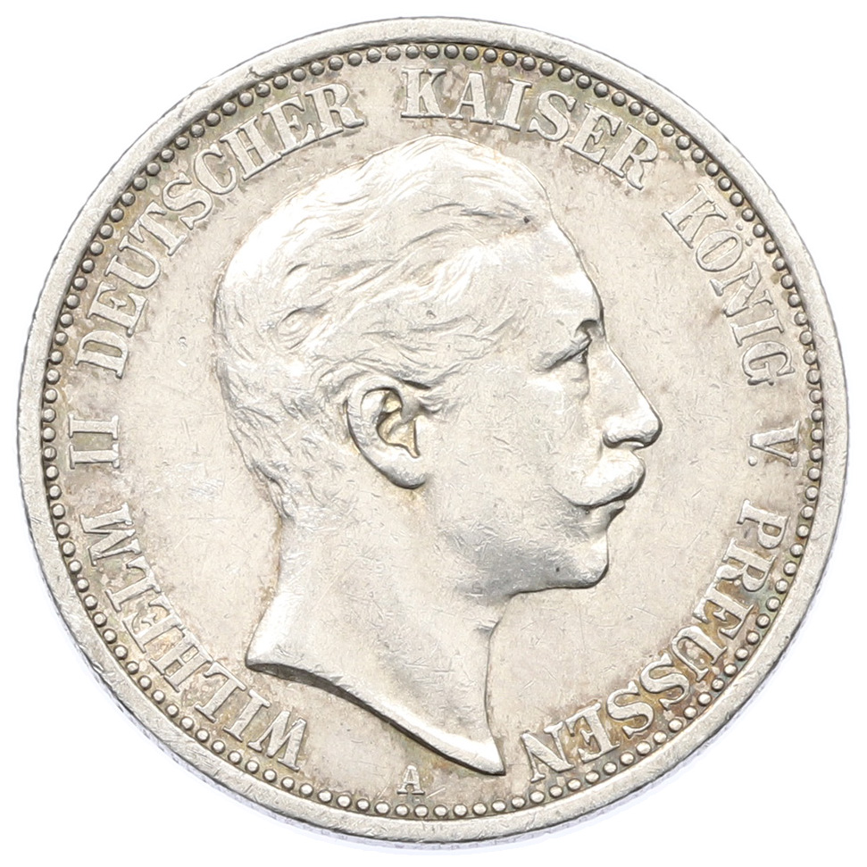 2 марки 1908 года Германия (Пруссия) — Фото №1