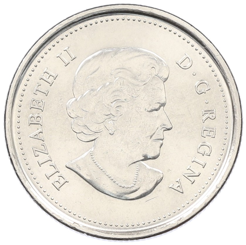 25 центов 2011 года Канада «Природа Канады — Бизон» (Цветное покрытие) — Фото №2