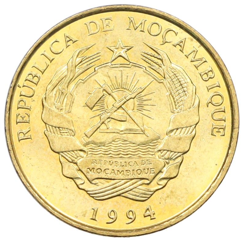 10 метикалов 1994 года Мозамбик — Фото №2