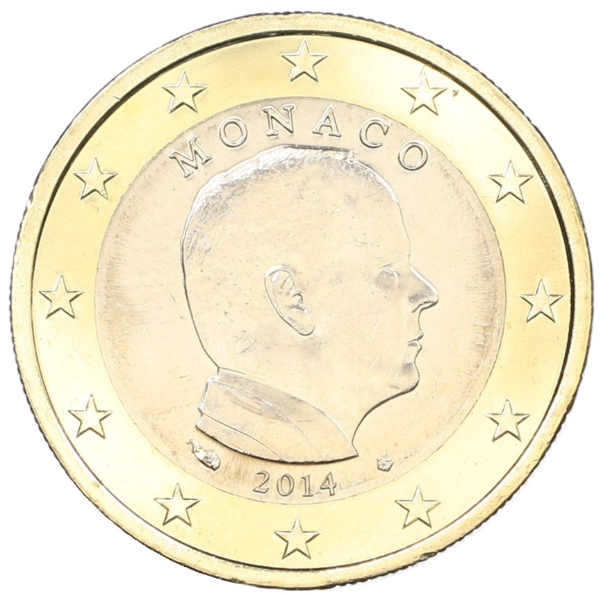 1 евро 2014 года Монако — Фото №1