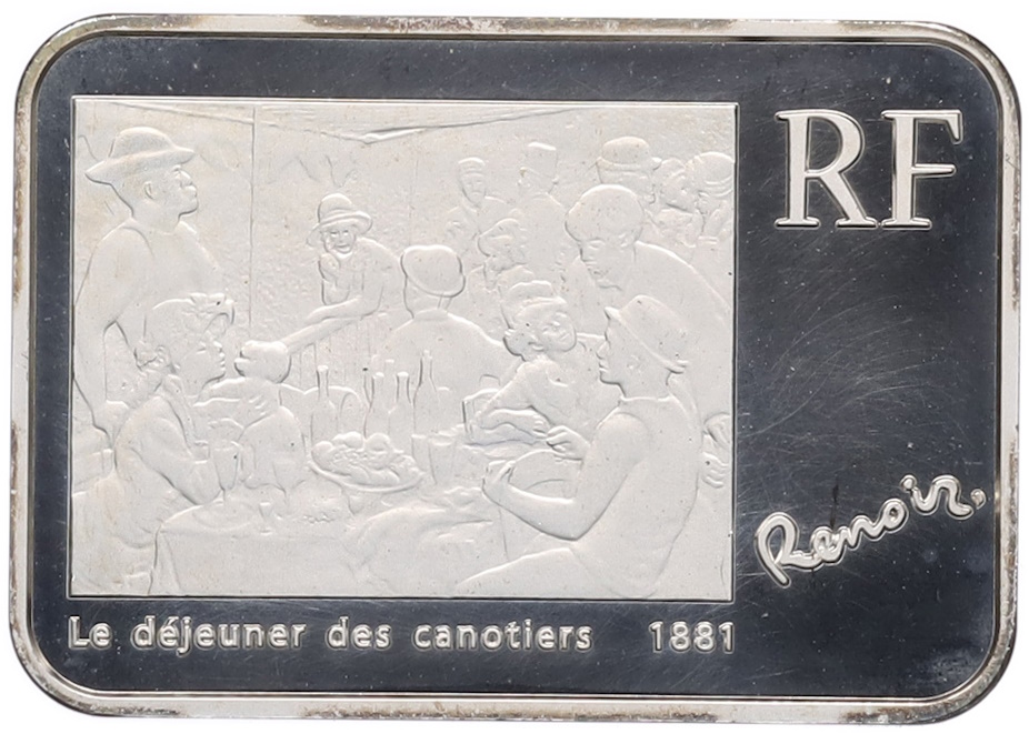 5 евро 2009 года Франция «Художники — Пьер Огюст Ренуар» — Фото №2