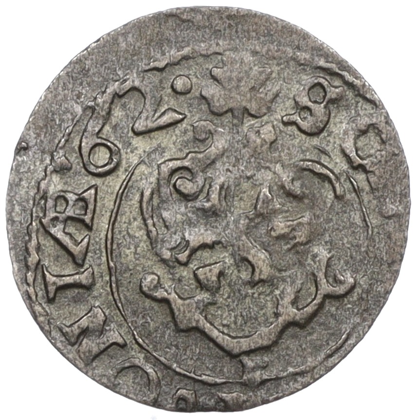 1 солид 1662 года Шведская оккупация Ливонии (Карл XI) — Фото №1