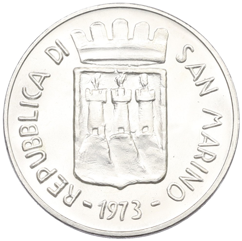 500 лир 1973 года Сан-Марино — Фото №2